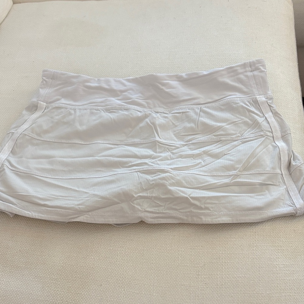 Elegant White Women's Skort